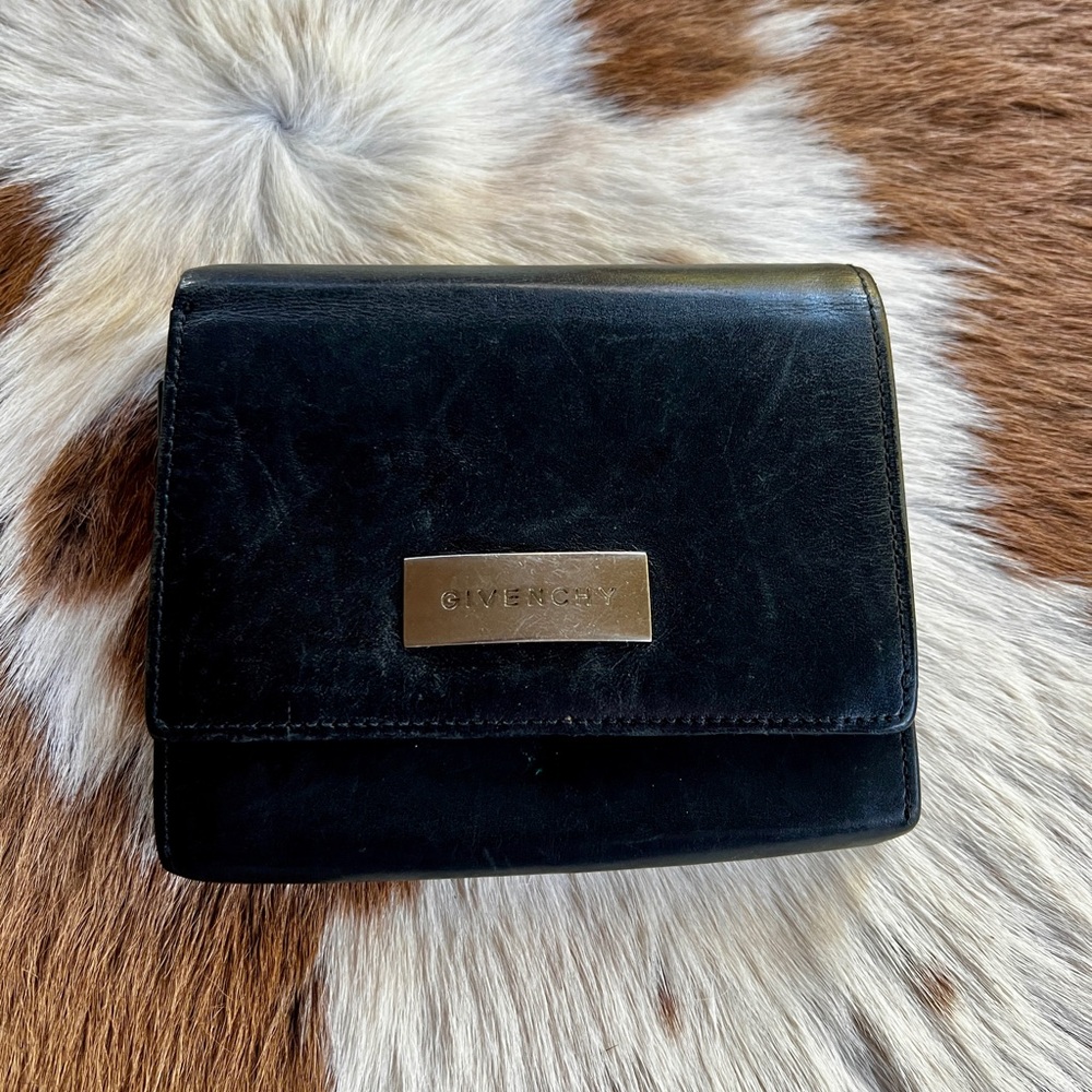 Givenchy Black Leather Wallet